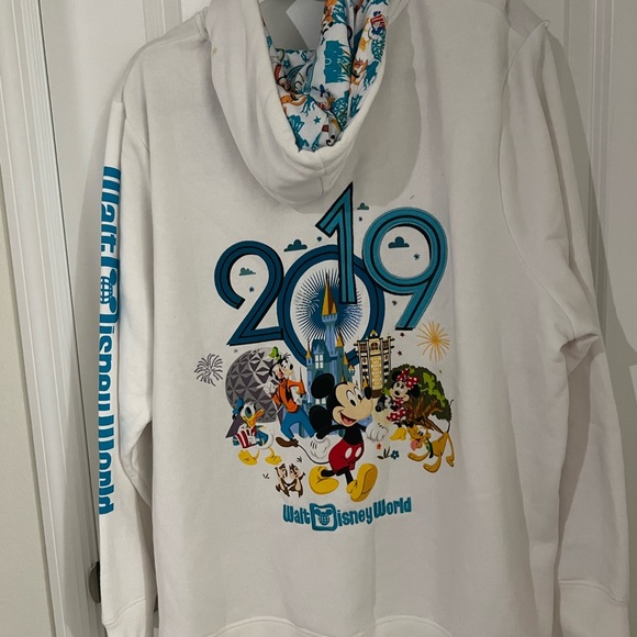 Disney Parks WDW 2019 Zip Hoodie Sweatshirt - Picture 4 of 8